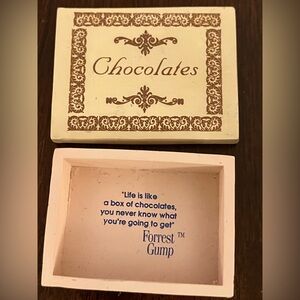 Forrest Gump Chocolate Box Quote Collectible - Tom Hanks Movie Merchandise 2.5”